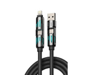 4-in-1 Multi USB Charging Cable – Lightning & Micro USB