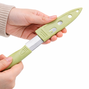 4-in-1 Travel Cutting Board Set with Knife, Peeler & Scissors