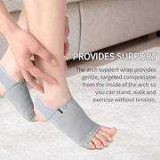 Cushioned Arch Support Sleeve for Men & Women – Reusable