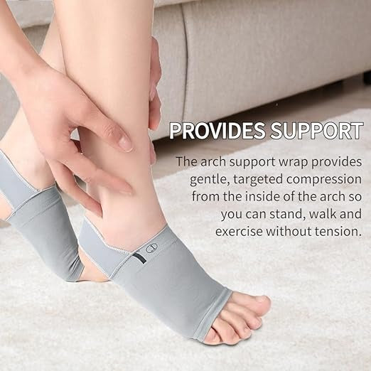Cushioned Arch Support Sleeve for Men & Women – Reusable