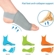 Cushioned Arch Support Sleeve for Men & Women – Reusable