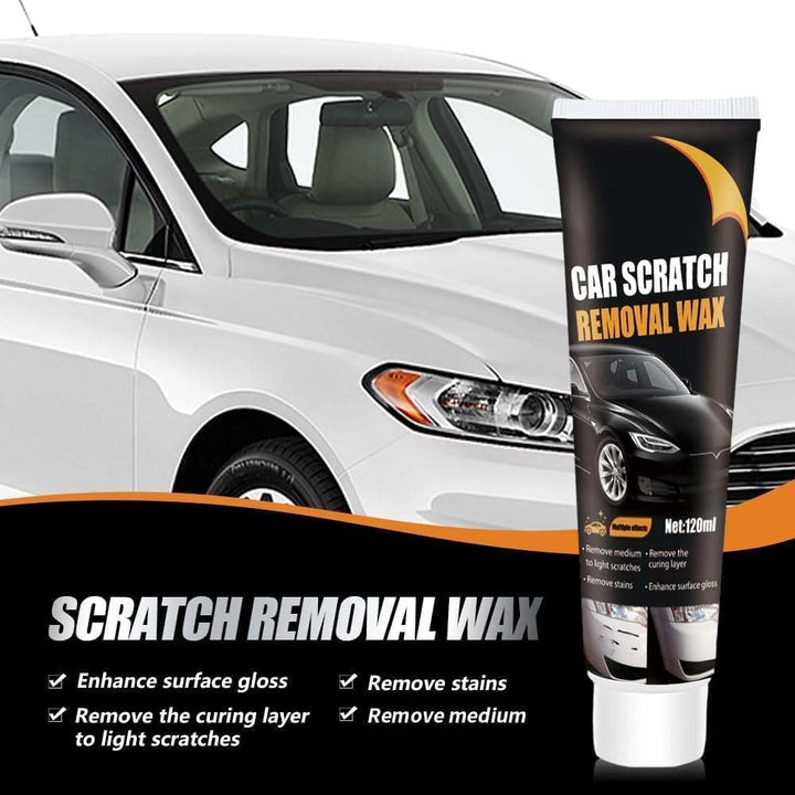 ALMEKAQUZ 120g Car Scratch Remover & Polishing Wax Kit