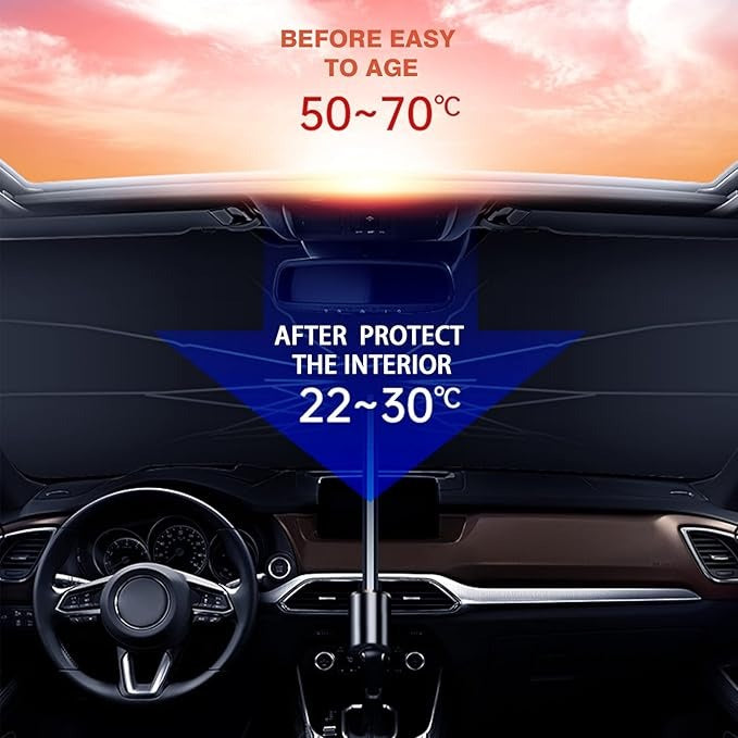 Foldable Car Windshield Sun Shade – Universal Fit