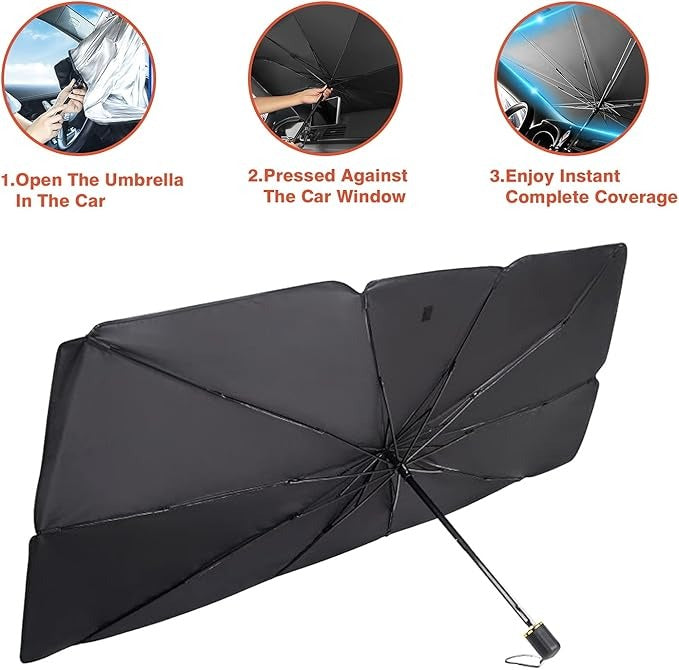 Foldable Car Windshield Sun Shade – Universal Fit