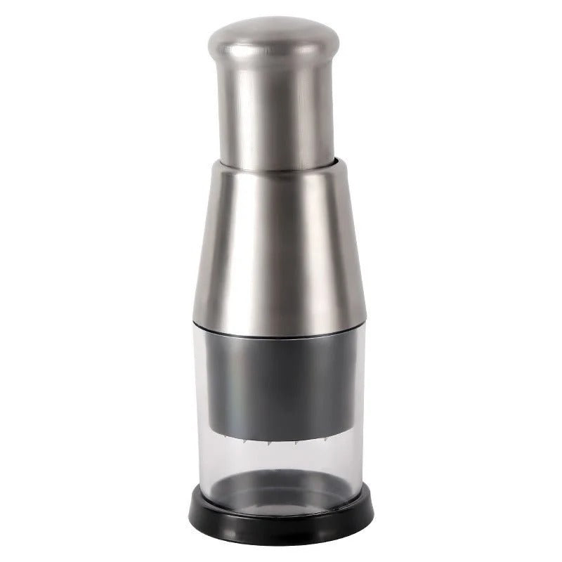 Manual Garlic & Vegetable Chopper with Stainless Steel Blades