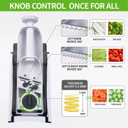 4-in-1 Adjustable Mandoline Vegetable Slicer