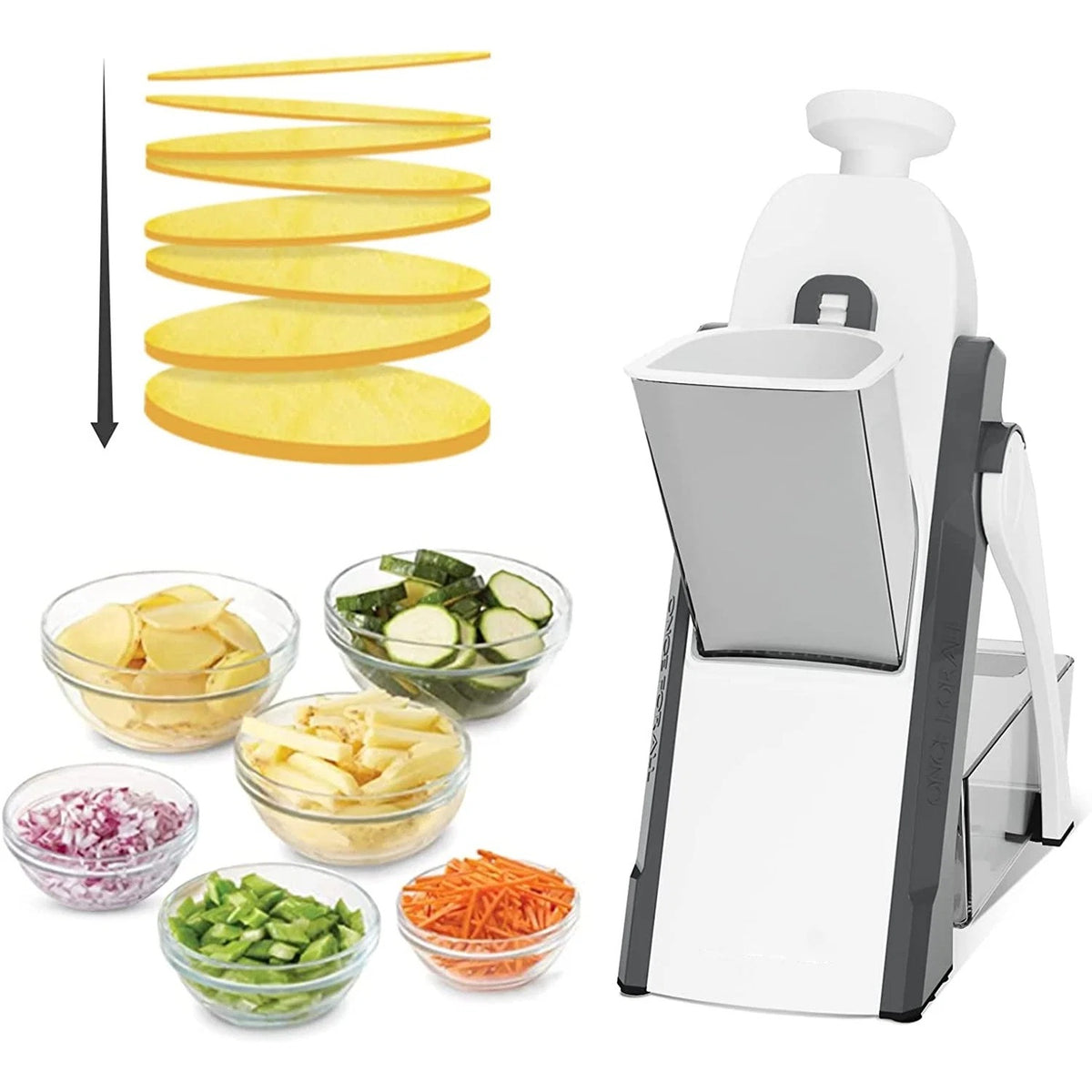 4-in-1 Adjustable Mandoline Vegetable Slicer