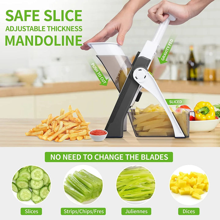 4-in-1 Adjustable Mandoline Vegetable Slicer