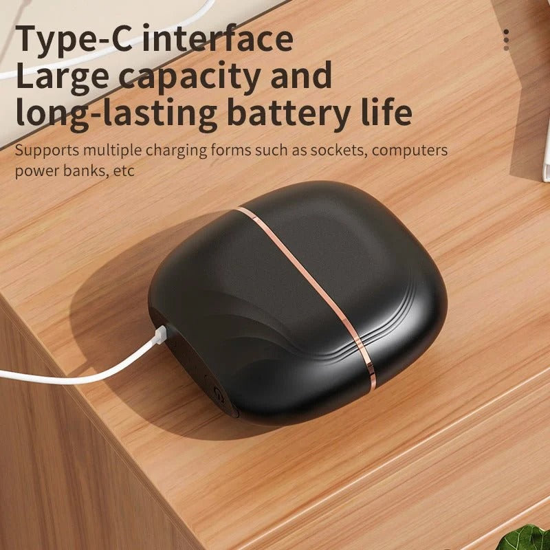 Cordless Mini Hair Straightening Comb – USB-C, 3 Heat Settings