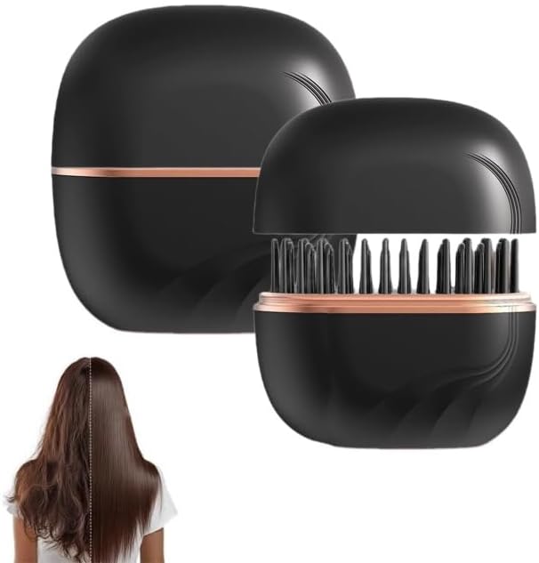 Cordless Mini Hair Straightening Comb – USB-C, 3 Heat Settings
