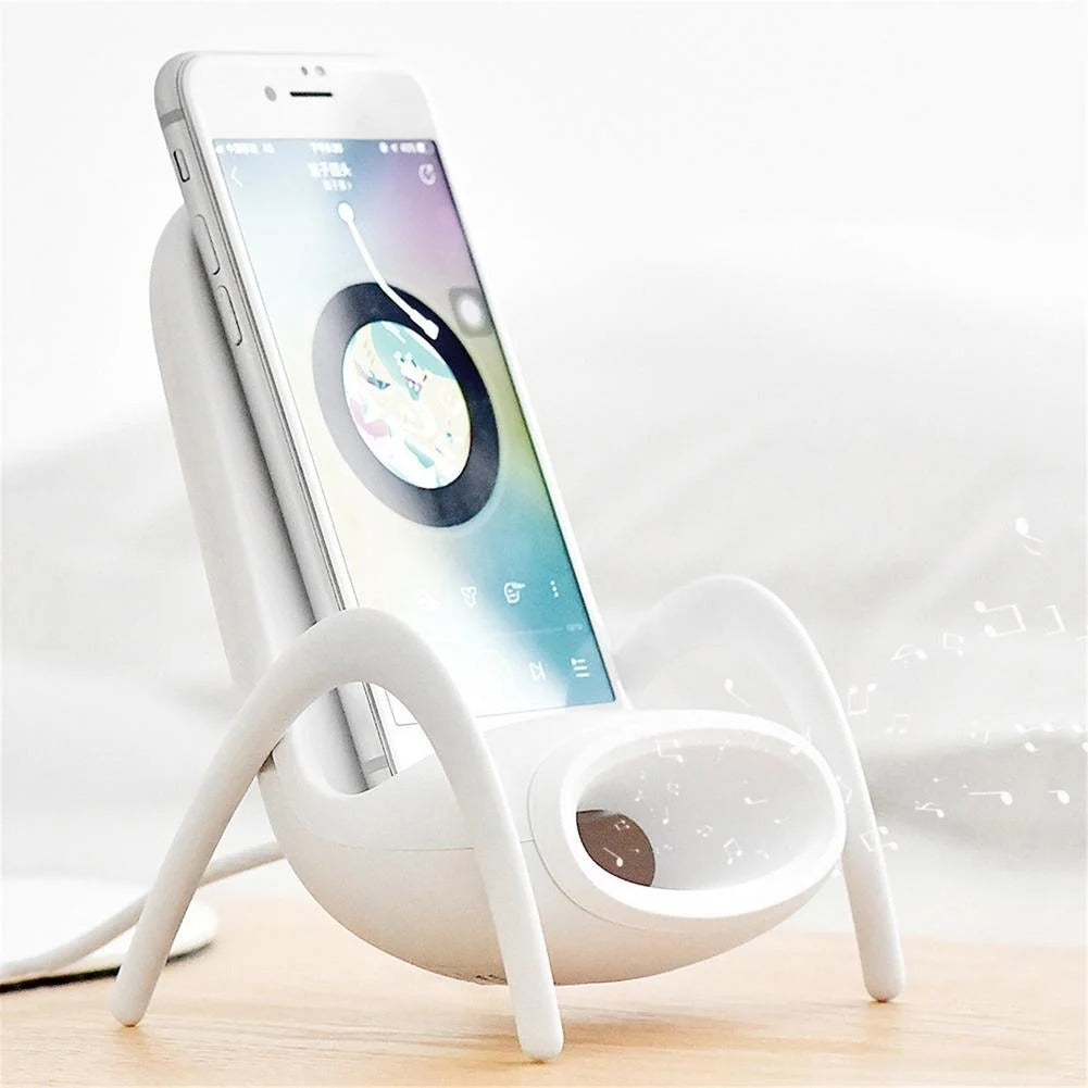 Portable Mini Chair Wireless Charger With Holder