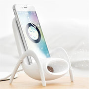 Portable Mini Chair Wireless Charger With Holder