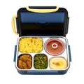 304 Stainless Steel 5 Compartment Lunch Box Dark Green for Office, Gym, Work, Travel & School